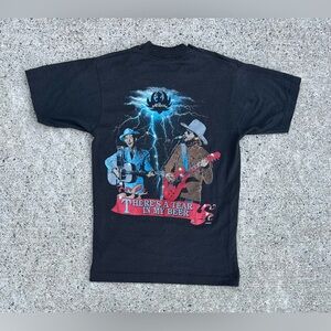 Vintage 1989 Hank Williams Jr There’s a Tear in My Beer Single Stitch T-shirt